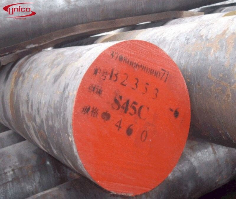 thép tròn đặc s45c
