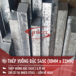 THÉP VUÔNG ĐẶC S45C (10 X 22) TRỌNG LƯỢNG 4.91 KG